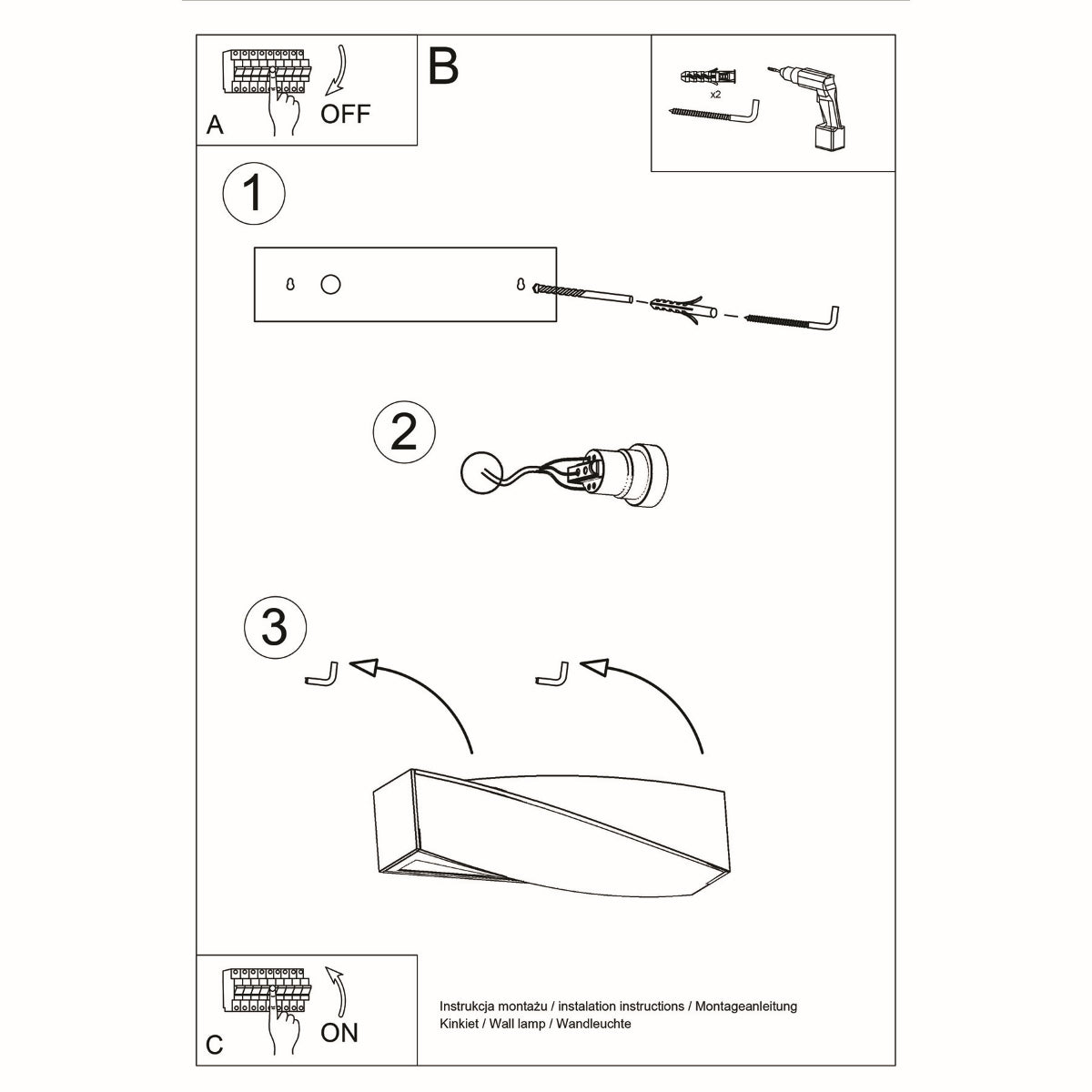 Keramik - Wandleuchte "Sigma mini" – Wandlampen in Weiß | Dexity Lichtdesign