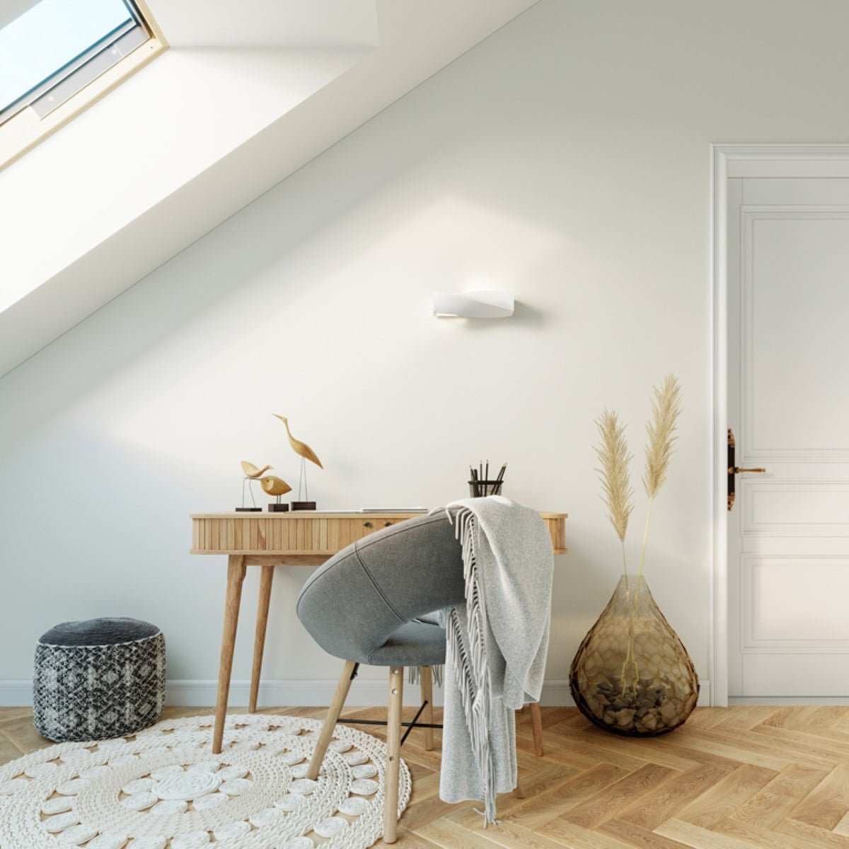 Keramik - Wandleuchte "Sigma mini" – Wandlampen in Weiß | Dexity Lichtdesign