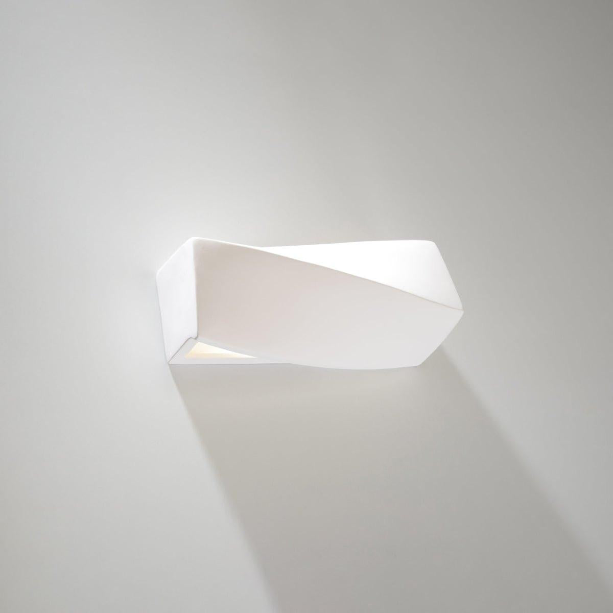 Keramik - Wandleuchte "Sigma mini" – Wandlampen in Weiß | Dexity Lichtdesign