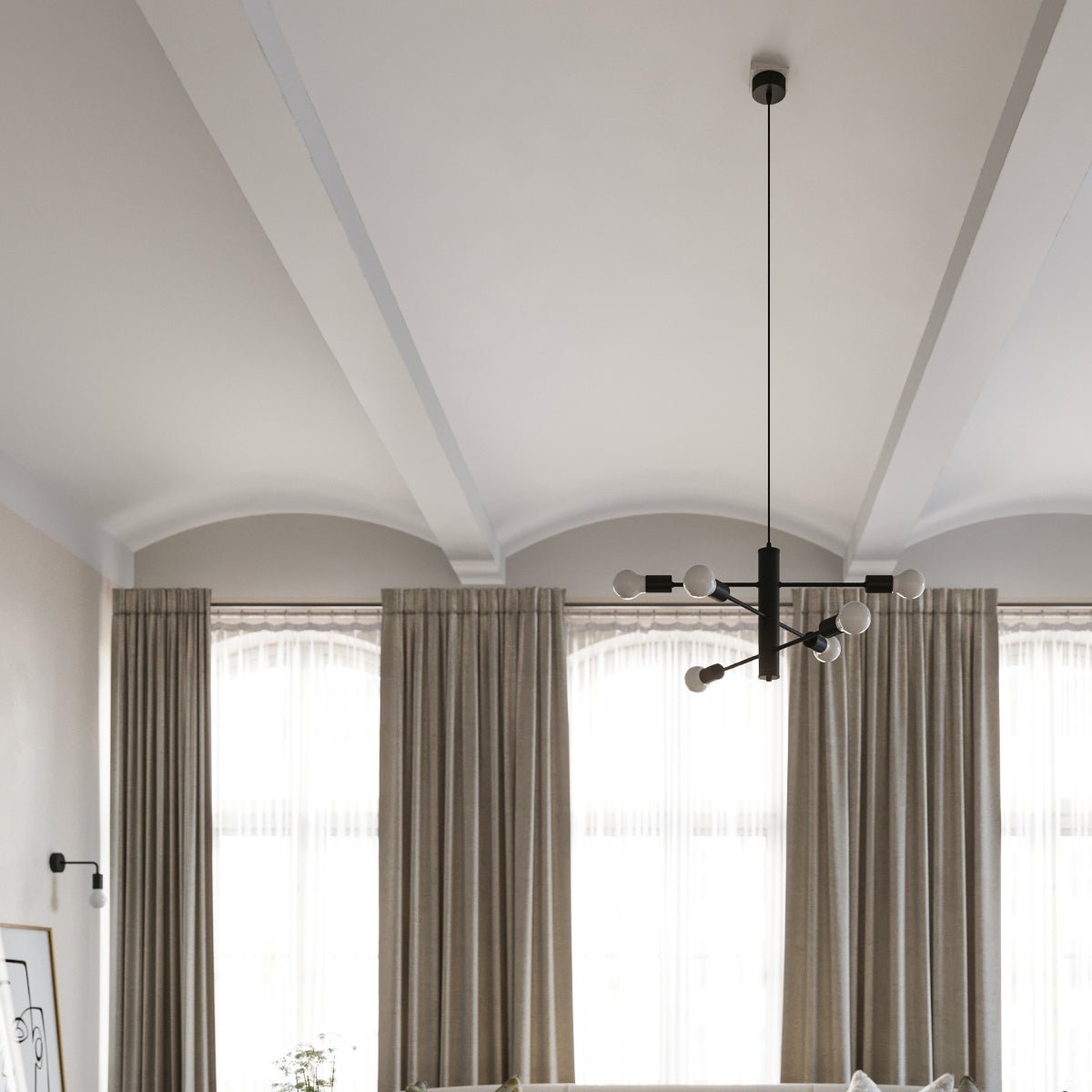 Kronleuchter "Duomo 5" – Kronleuchter in Schwarz | Dexity Lichtdesign