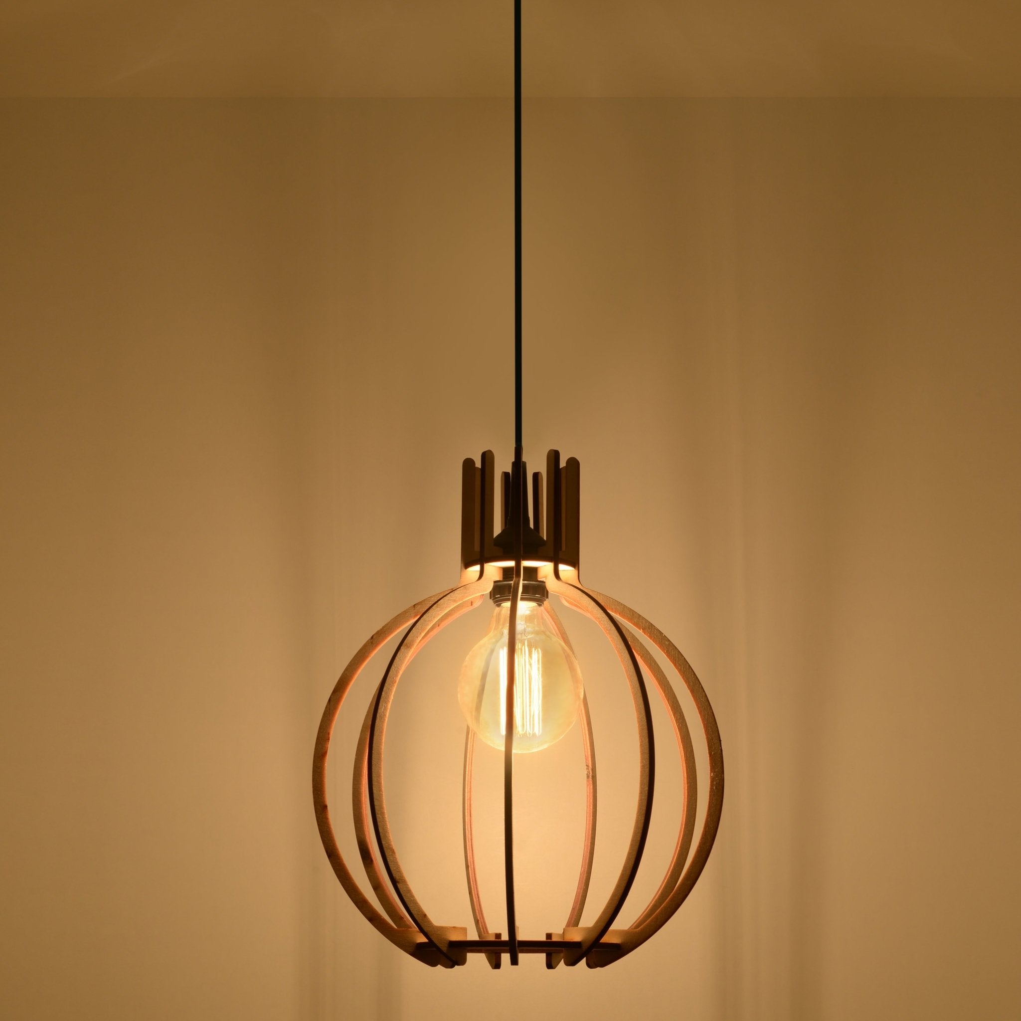 Hängeleuchte "Arancia" – Pendelleuchten in Naturholz | Dexity Lichtdesign