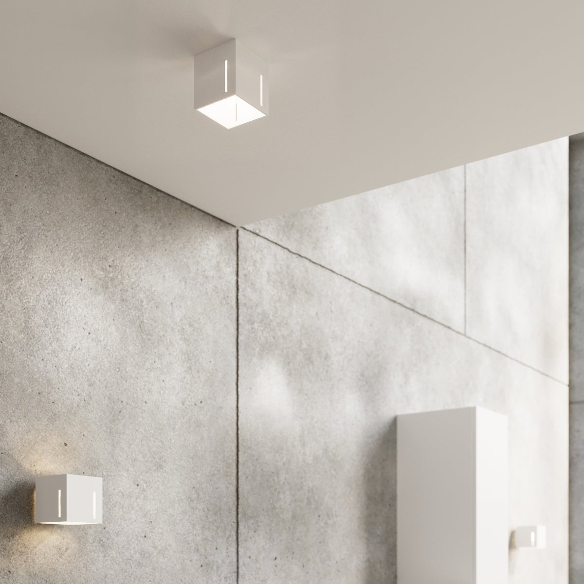 Wandleuchte "Cubo" – Wandlampen in Weiß | Dexity Lichtdesign