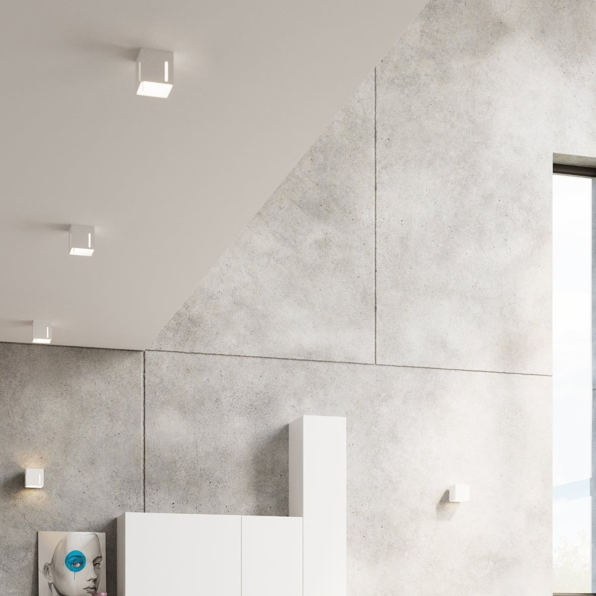 Deckenleuchte "Cubo" – Deckenlampen in Weiß | Dexity Lichtdesign