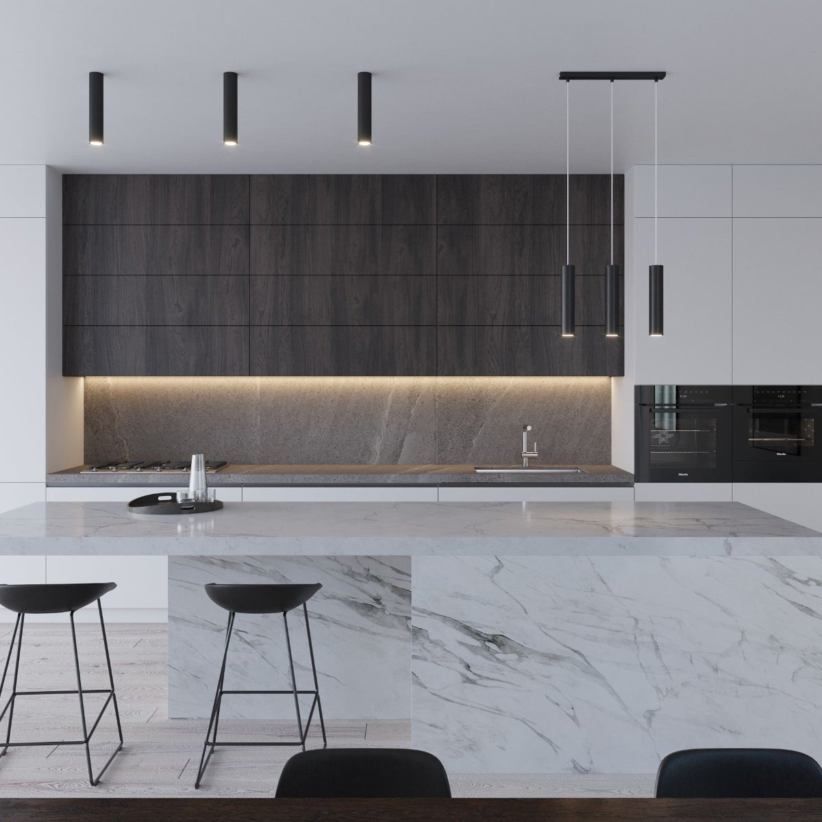 Deckenleuchte "Lagos 30" – Deckenlampen in Schwarz | Dexity Lichtdesign