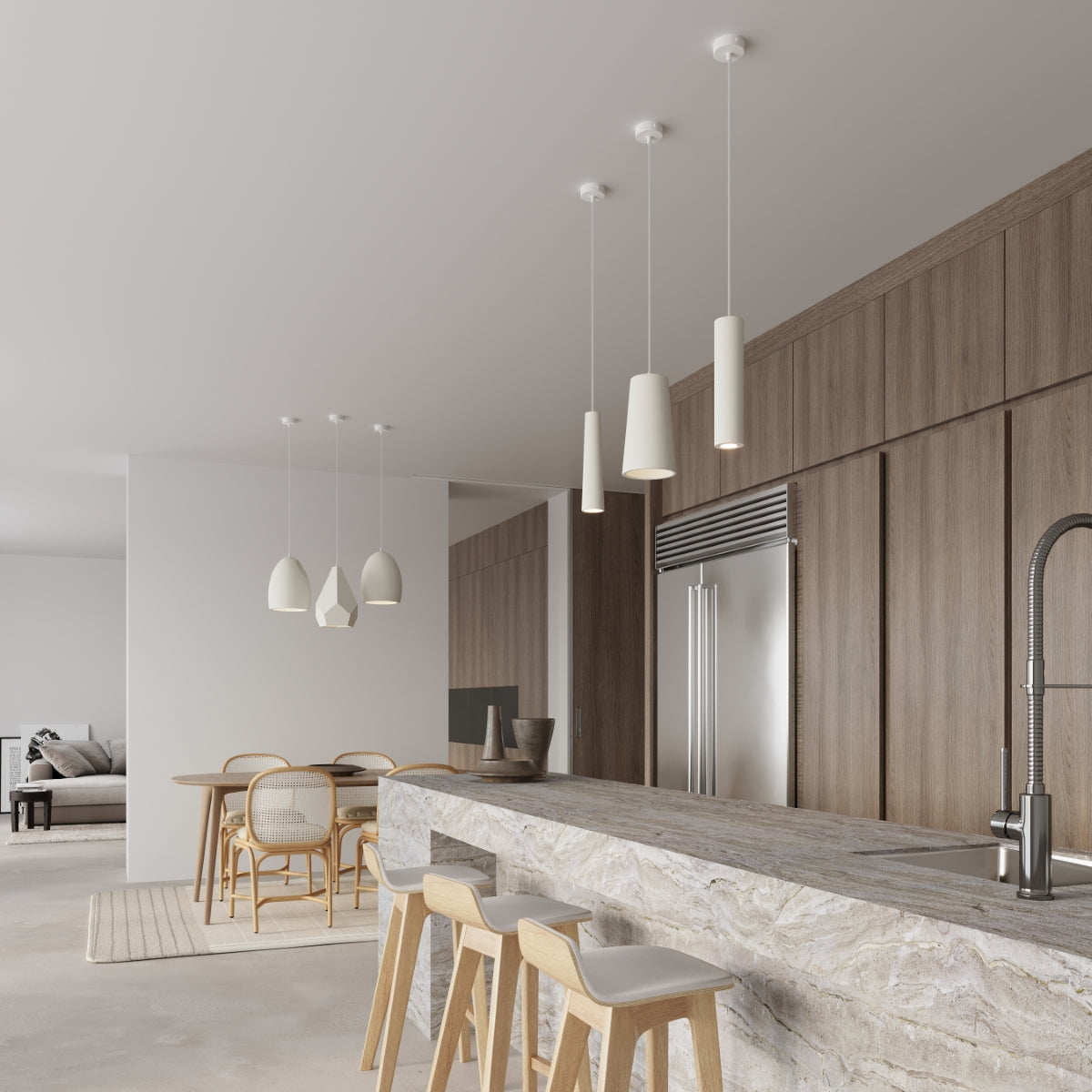 Keramik-Hängeleuchte „Pavlus“