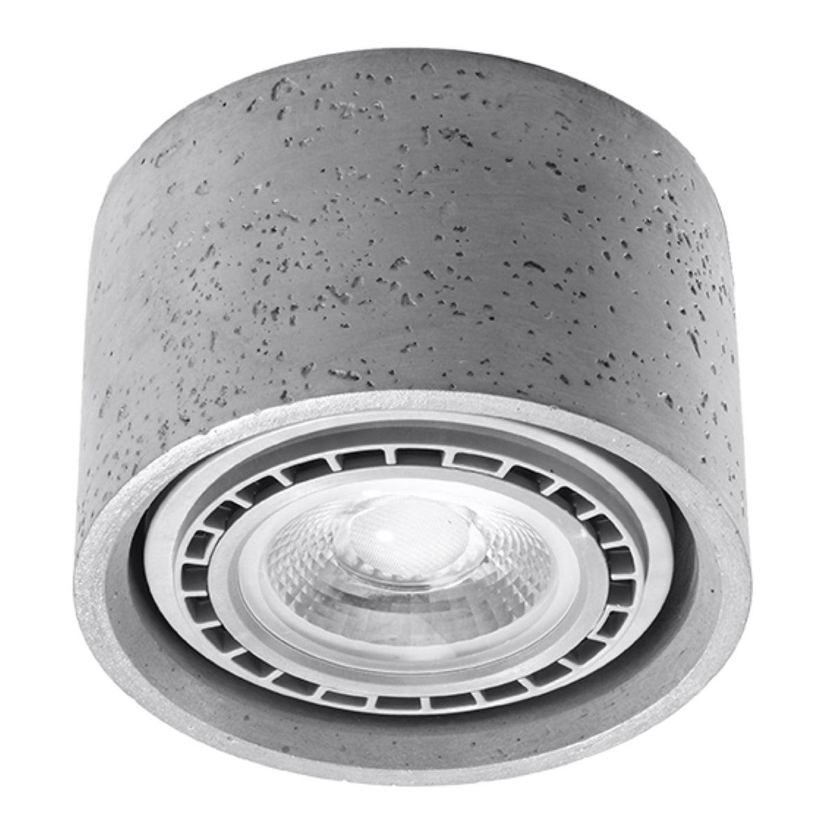 Beton - Deckenleuchte "Basic 1" – Deckenlampen in Betongrau | Dexity Lichtdesign