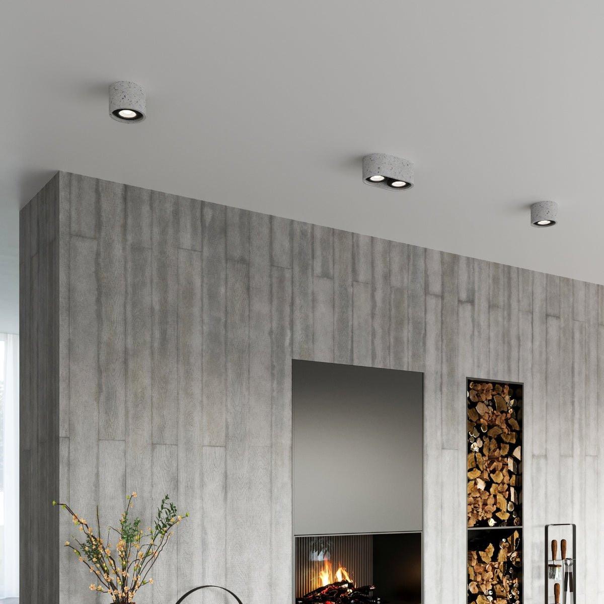 Beton - Deckenleuchte "Basic 1" – Deckenlampen in Betongrau | Dexity Lichtdesign