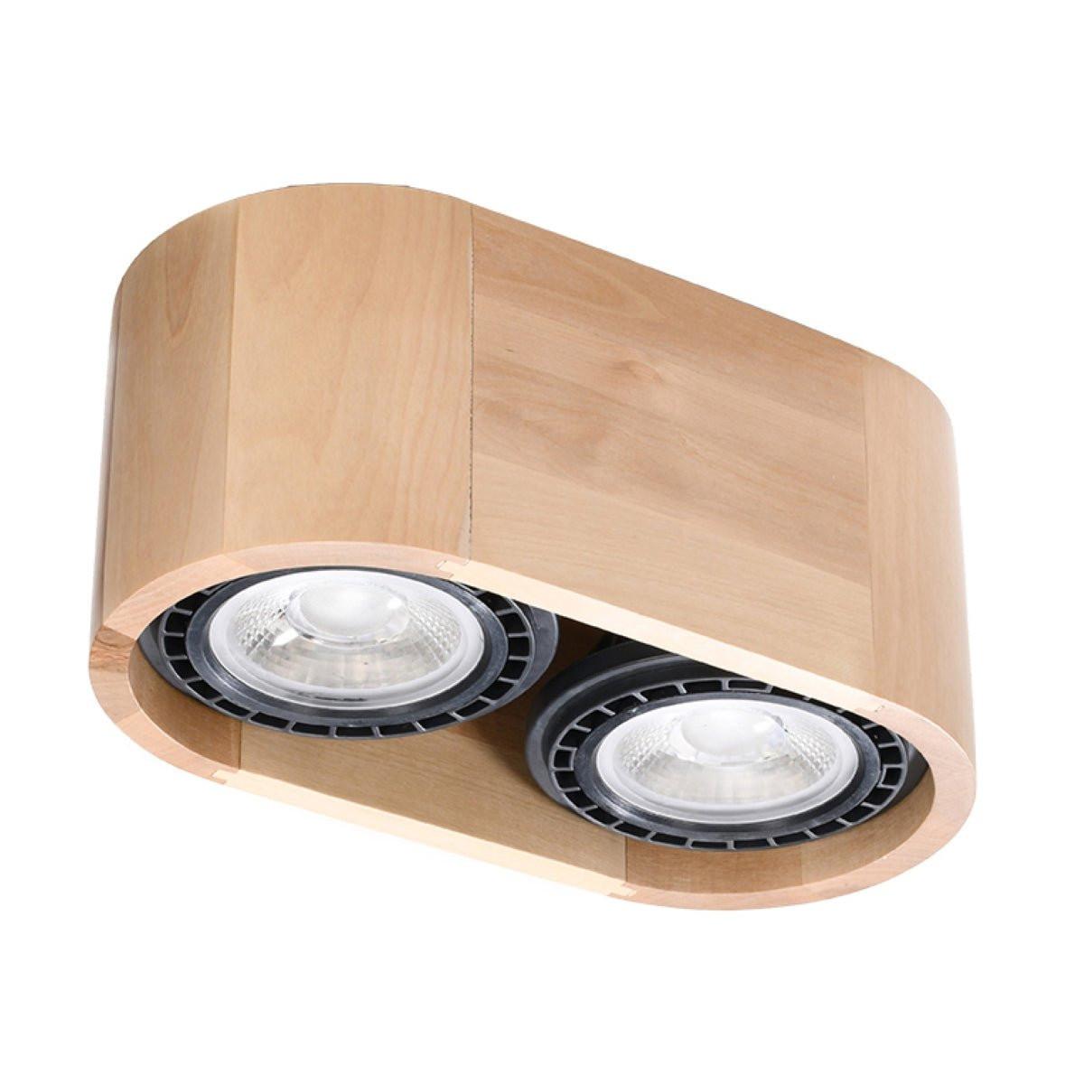 Naturholz - Deckenleuchte "Basic 2" – Deckenlampen in Naturholz | Dexity Lichtdesign