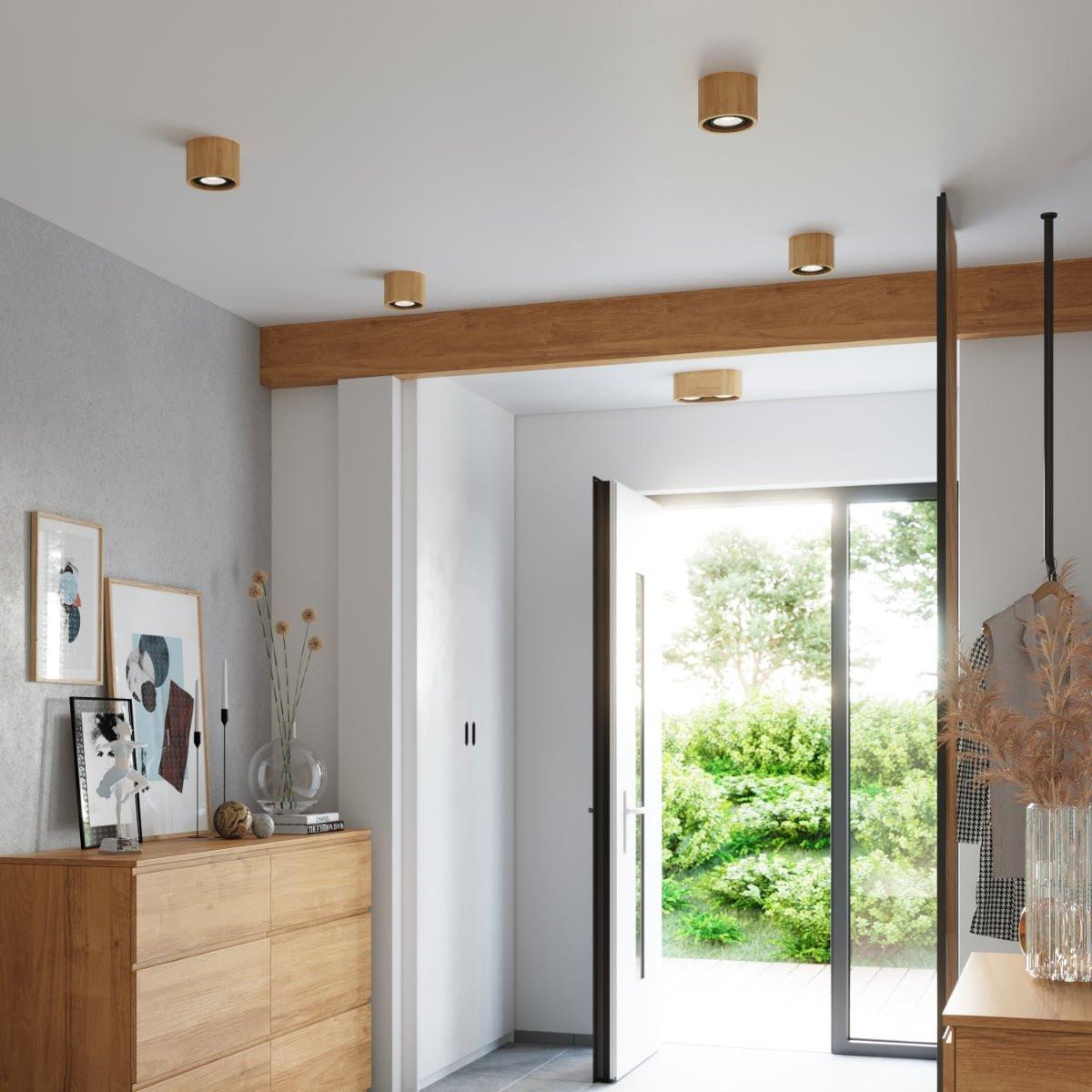 Naturholz - Deckenleuchte "Basic 2" – Deckenlampen in Naturholz | Dexity Lichtdesign