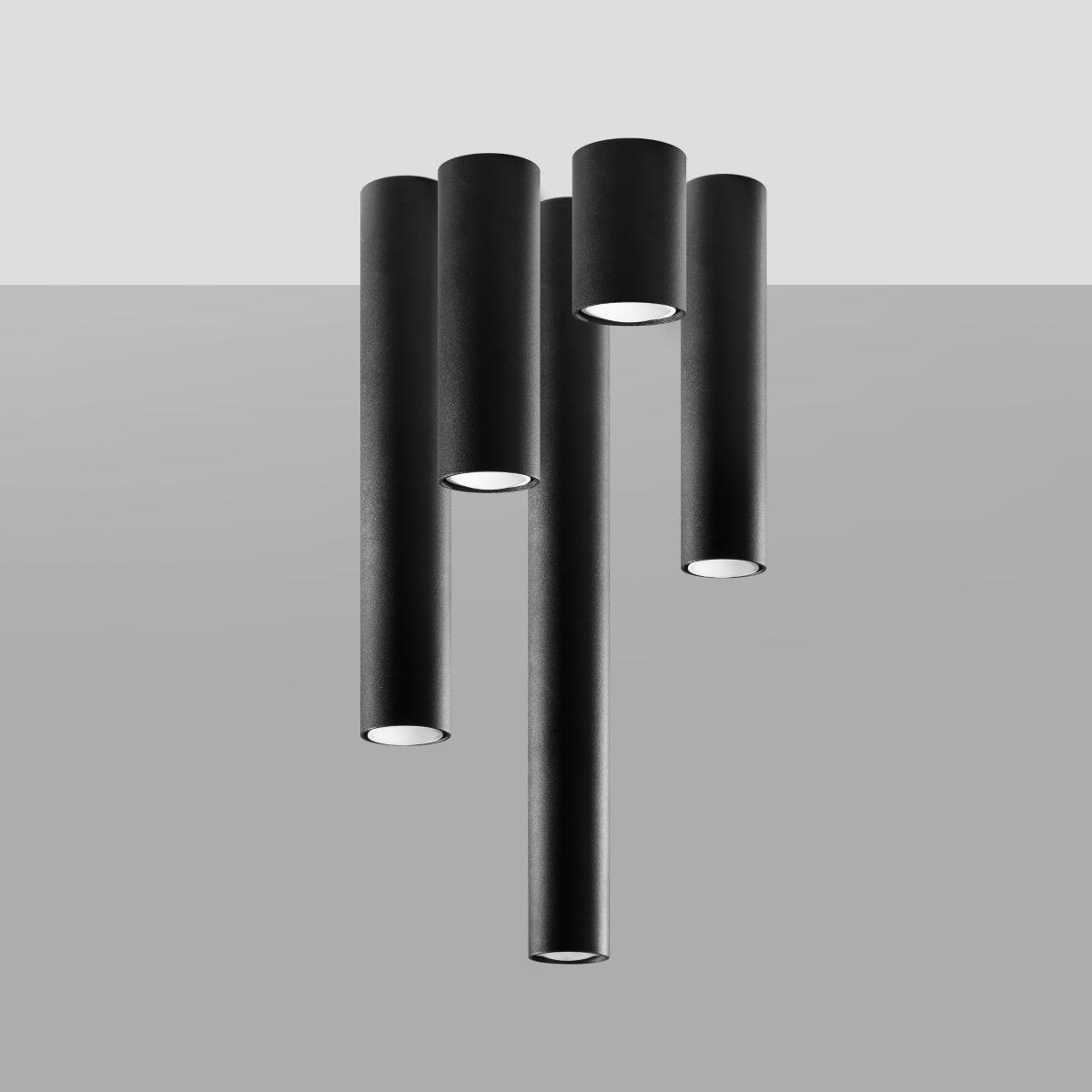 Deckenleuchte "Lagos 10" – Deckenlampen in Schwarz | Dexity Lichtdesign