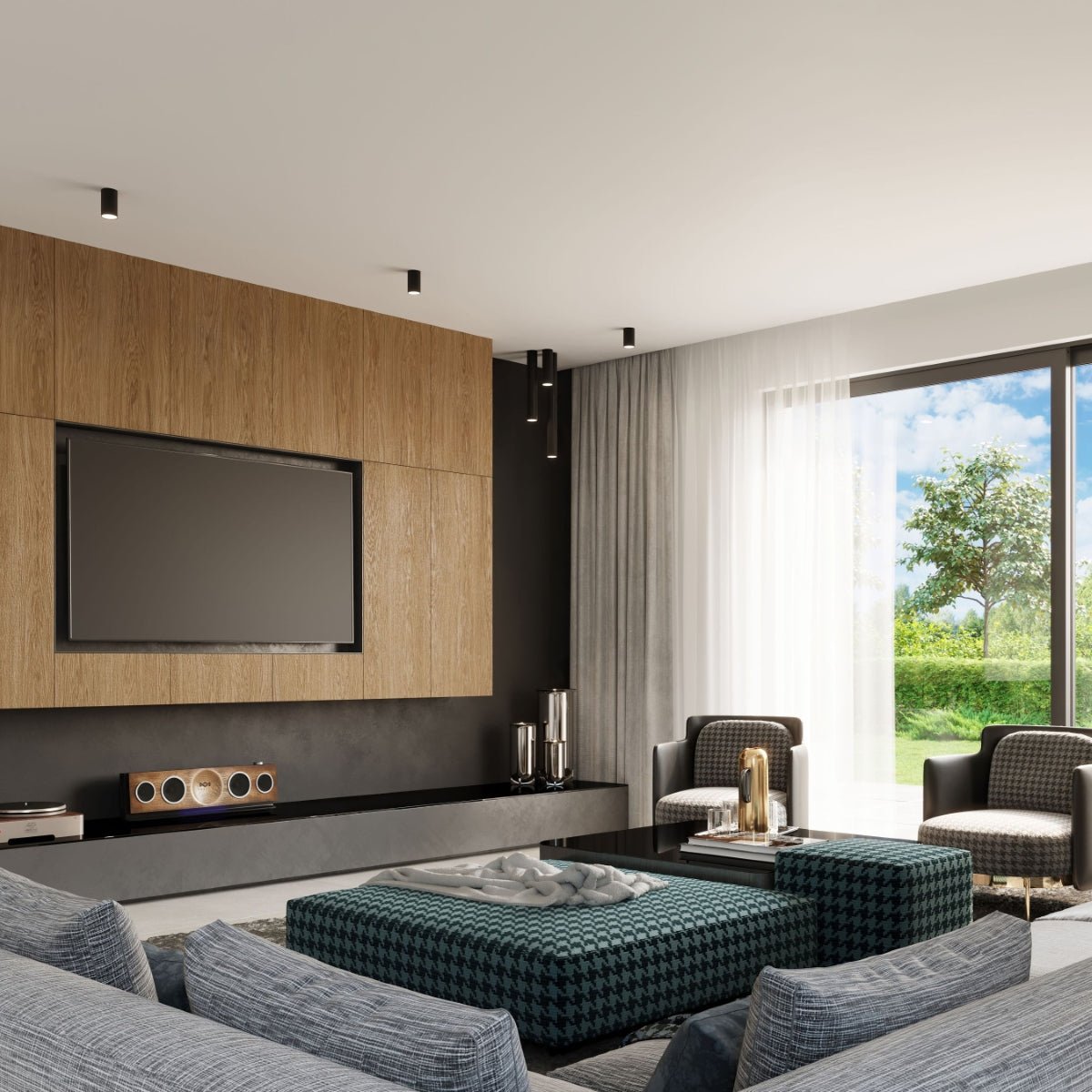 Deckenleuchte "Lagos 20" – Deckenlampen in Schwarz | Dexity Lichtdesign