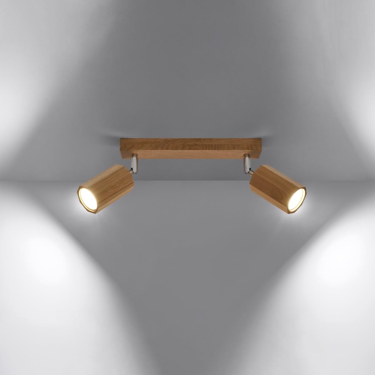 Deckenleuchte "Zeke 2" – Deckenlampen in Naturholz | Dexity Lichtdesign