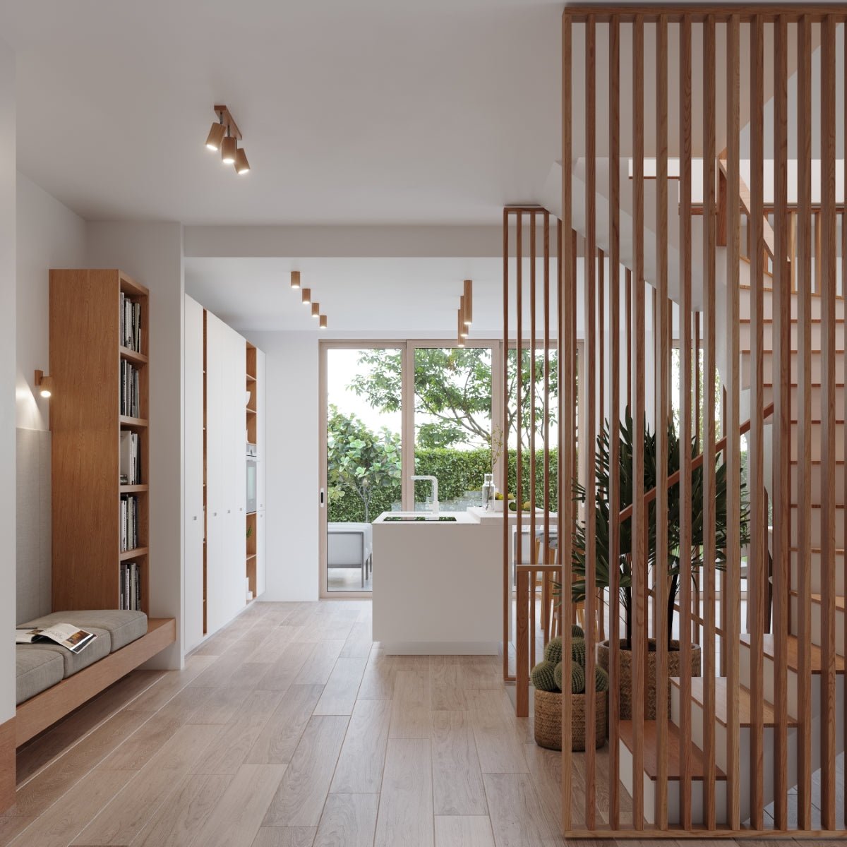 Deckenleuchte "Zeke 3" – Deckenlampen in Naturholz | Dexity Lichtdesign