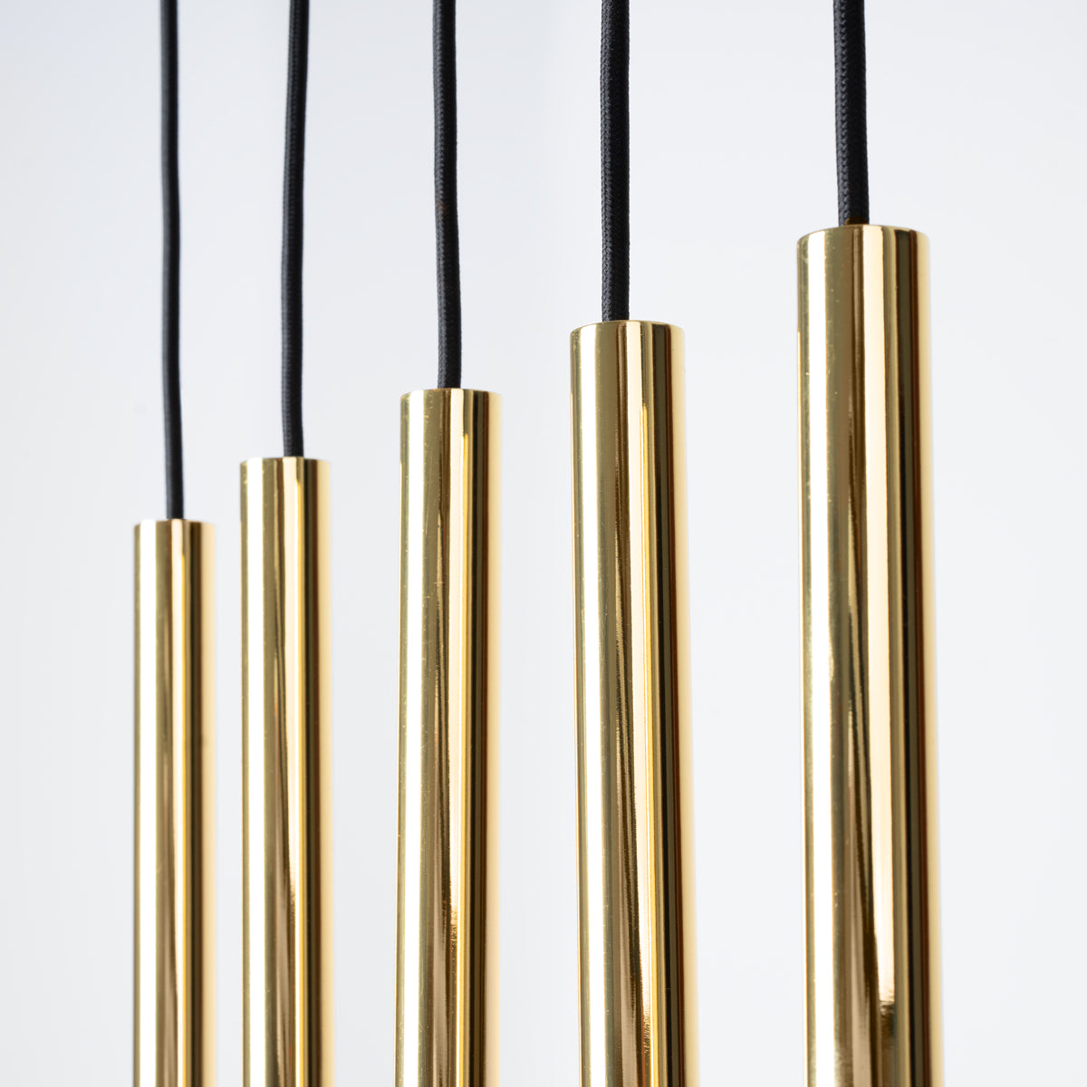Pendelleuchten "PASTELO 5L" Glanzgold