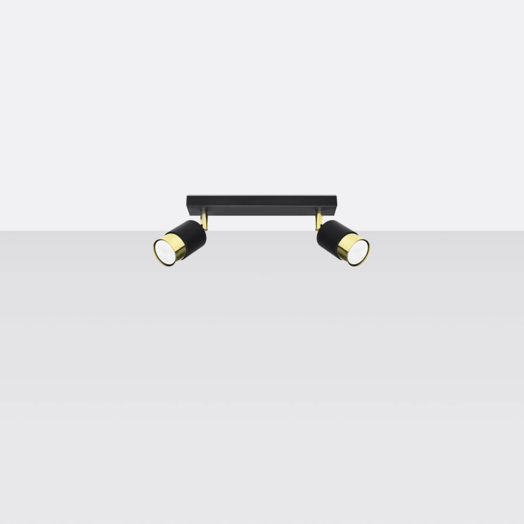 Deckenleuchte "Nero 2" – Deckenlampen in Gold | Dexity Lichtdesign