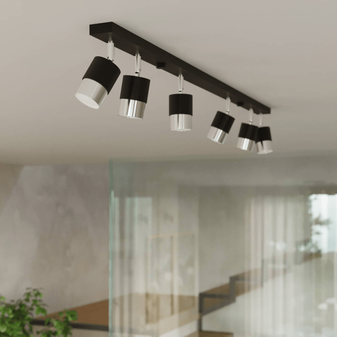 Deckenleuchte "Nero 4" – Deckenlampen in Chrom | Dexity Lichtdesign