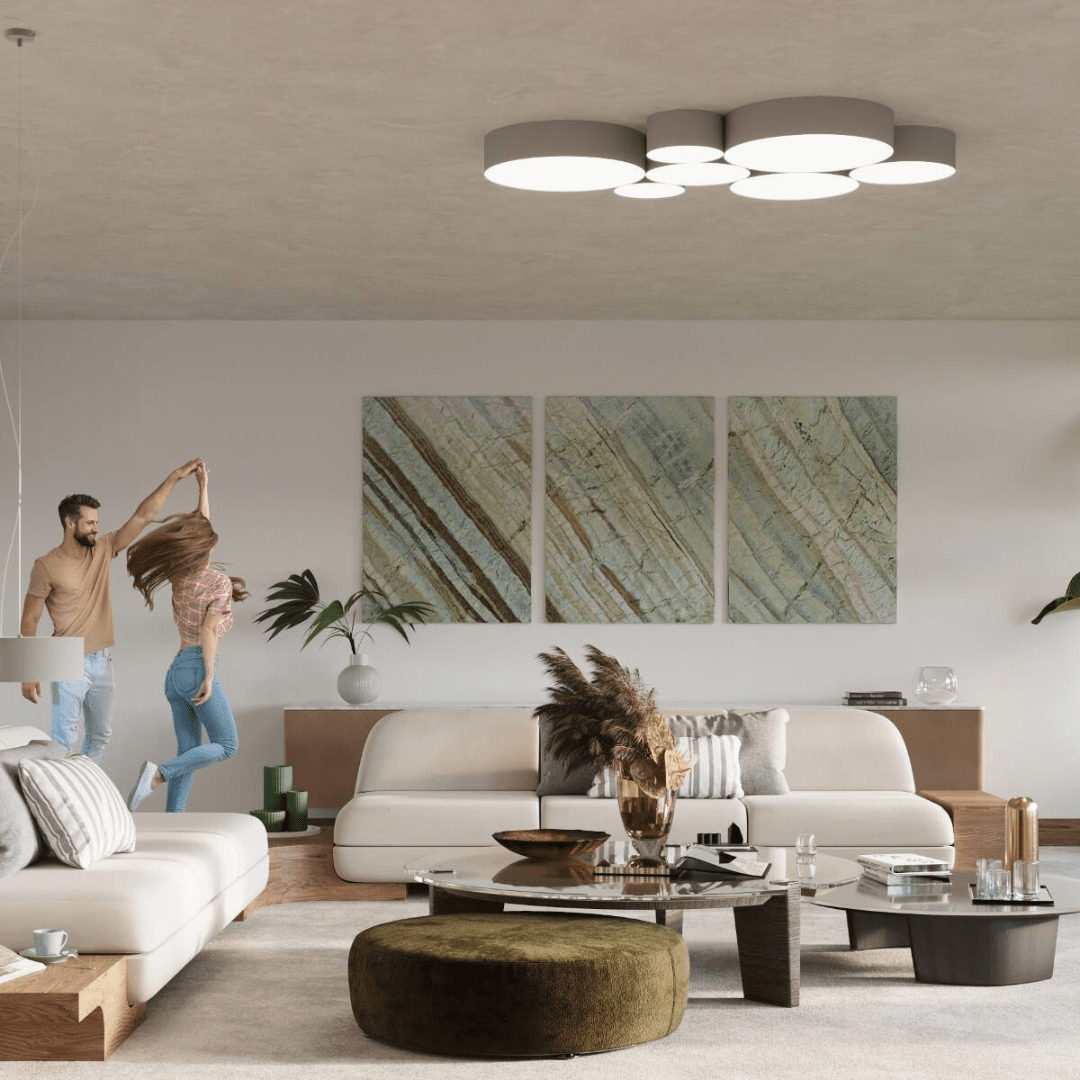 Deckenleuchte "Arena 35" – Deckenlampen in Grau | Dexity Lichtdesign