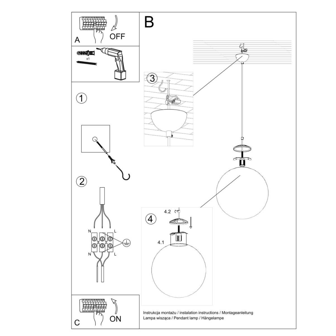 Hängeleuchte "Ugo 20" – Pendelleuchten in Gold | Dexity Lichtdesign