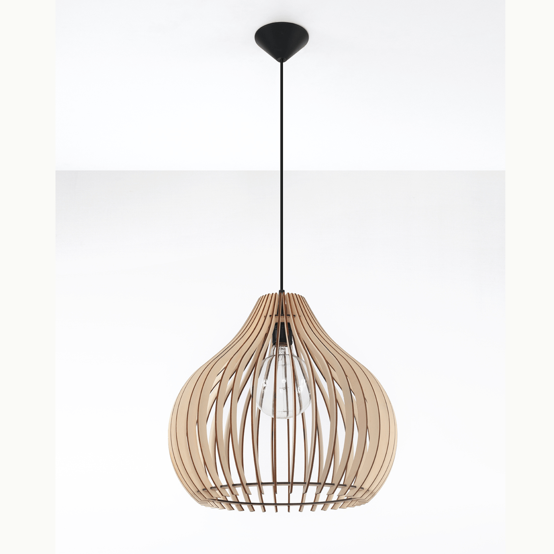 Hängeleuchte "Aprilla" – Pendelleuchten in Naturholz | Dexity Lichtdesign