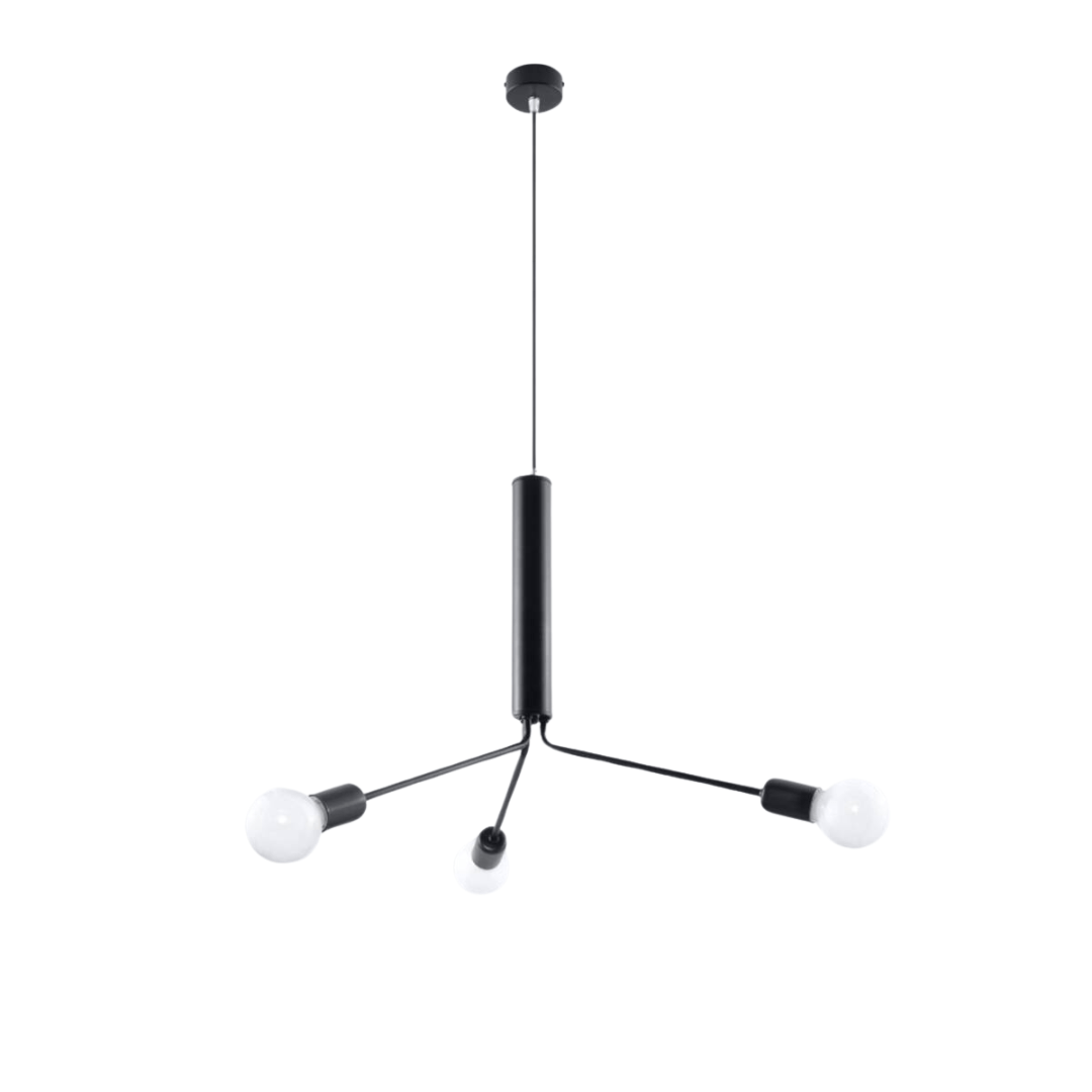 Kronleuchter "Duomo 3D" – Kronleuchter in Schwarz | Dexity Lichtdesign