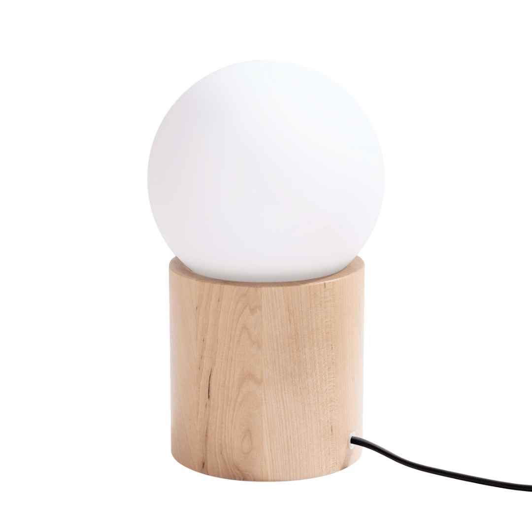 Naturholz - Tischlampe "BOOMO" – Schreibtischlampen in Naturholz | Dexity Lichtdesign