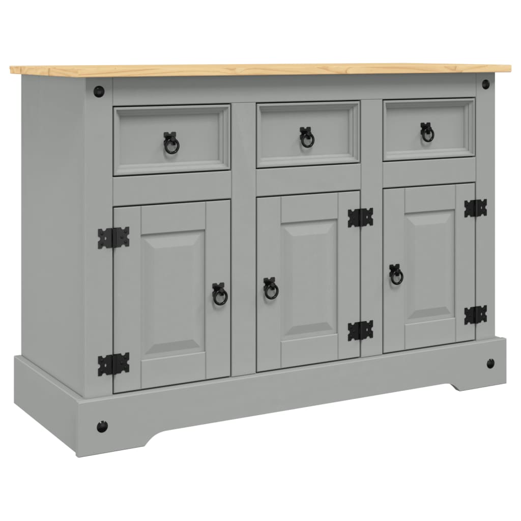 Sideboard 112x43x78 cm Massives Kiefernholz