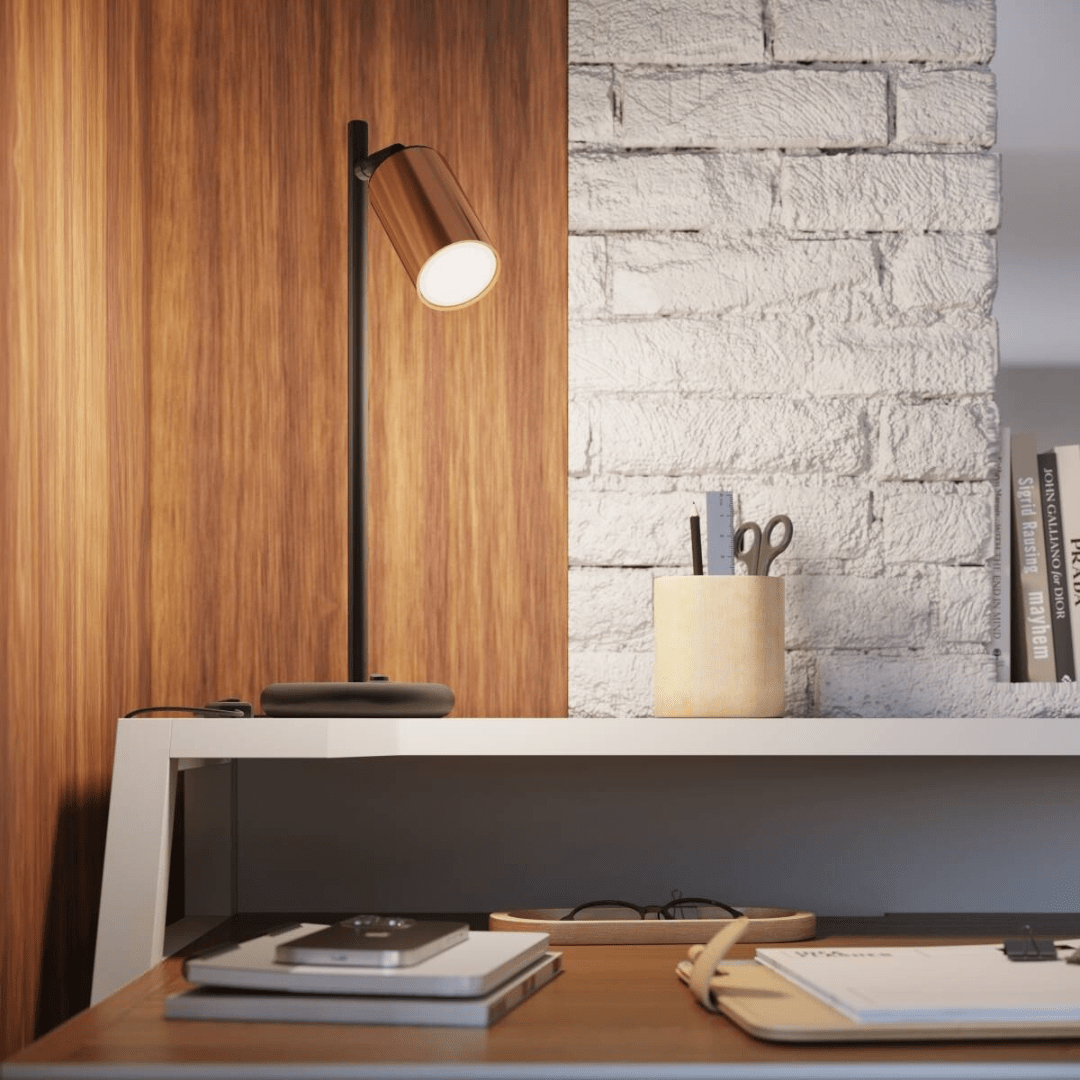 Tischlampe "Winx" – Schreibtischlampen in Kupfer | Dexity Lichtdesign