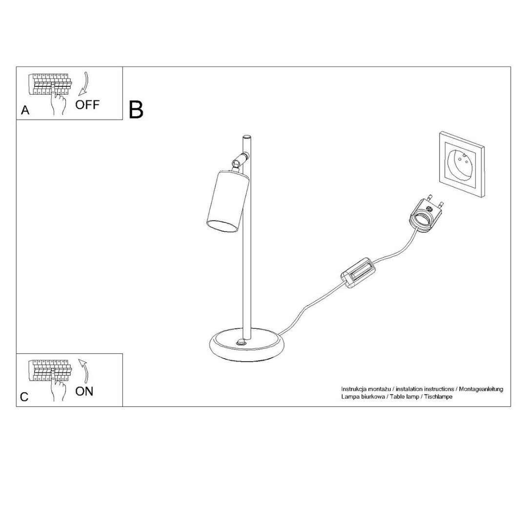 Tischlampe "Winx" – Schreibtischlampen in Kupfer | Dexity Lichtdesign