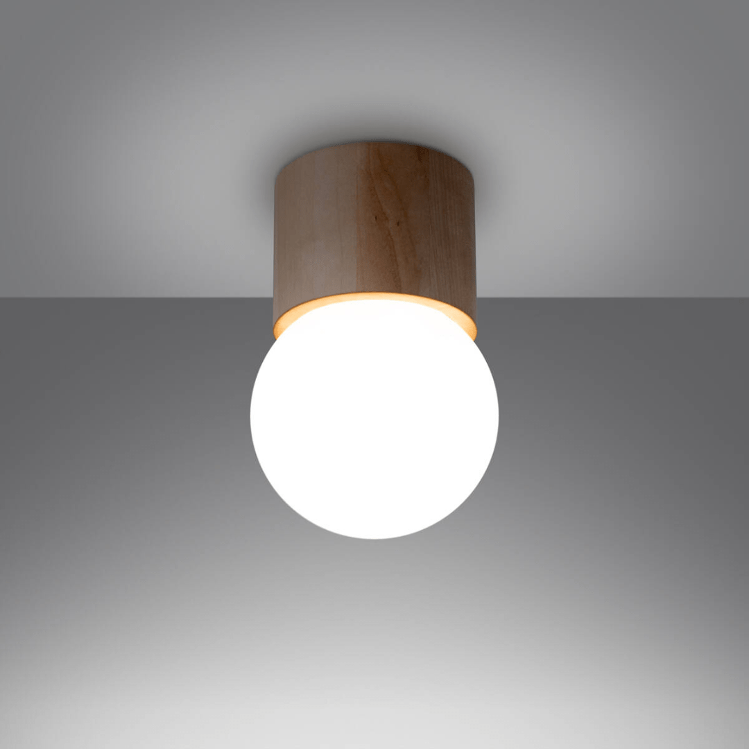 Naturholz - Deckenleuchte "Boomo 8" – Deckenlampen in Naturholz | Dexity Lichtdesign