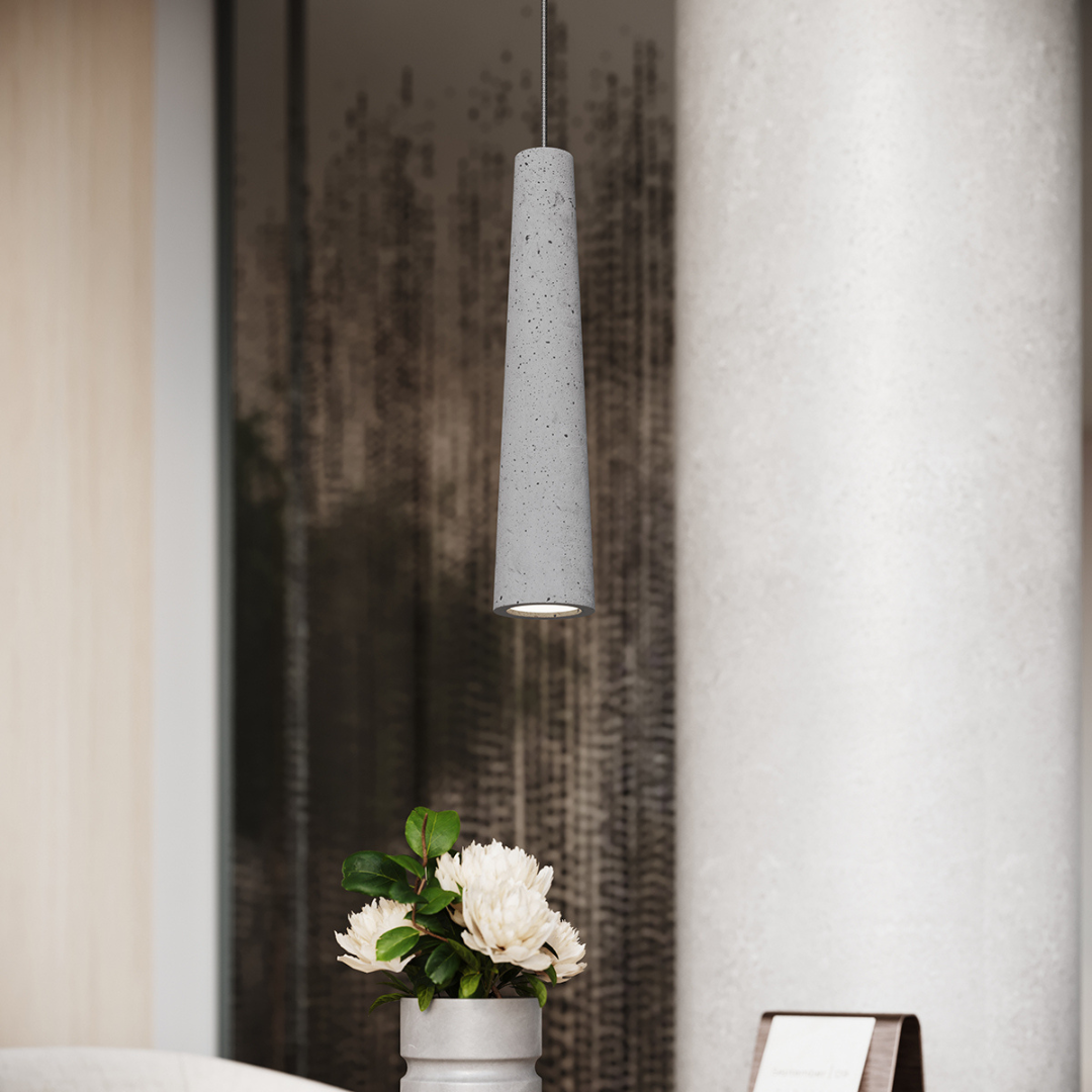 Beton-Pendelleuchte „Electra“