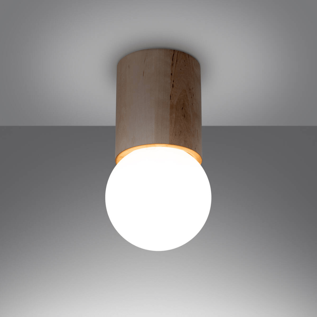 Naturholz - Deckenleuchte "Boomo 12" – Deckenlampen in Naturholz | Dexity Lichtdesign