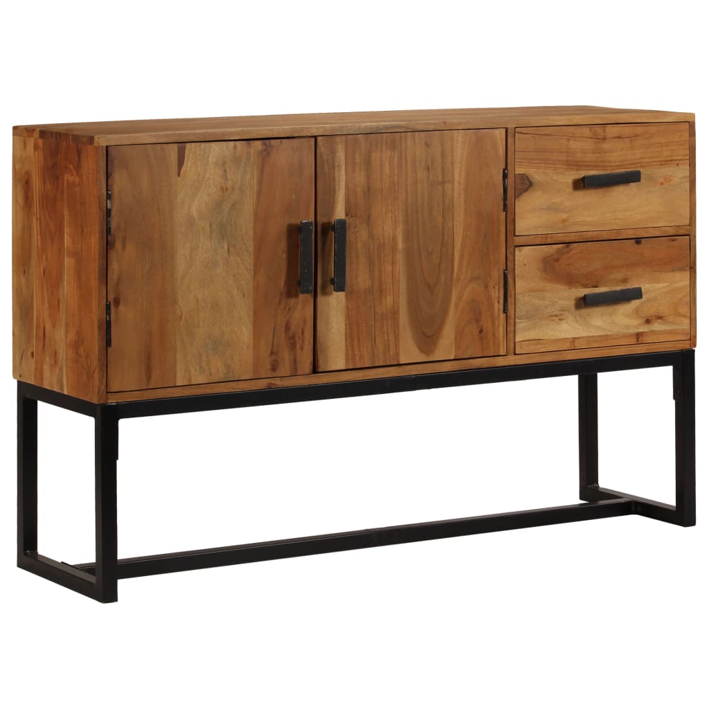 Sideboard 110x30x70 cm Massives Akazieholz