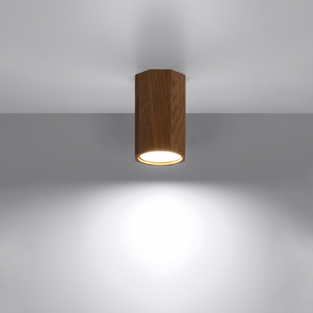 Deckenleuchte "Zeke 10" – Deckenlampen in Naturholz | Dexity Lichtdesign