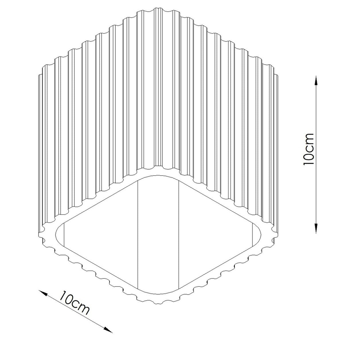 Deckenleuchte "RIFF 1"