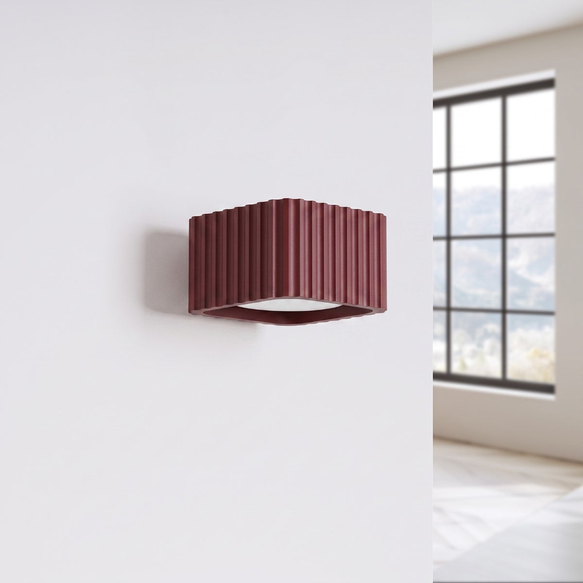 Wandleuchte "RIFF" flach