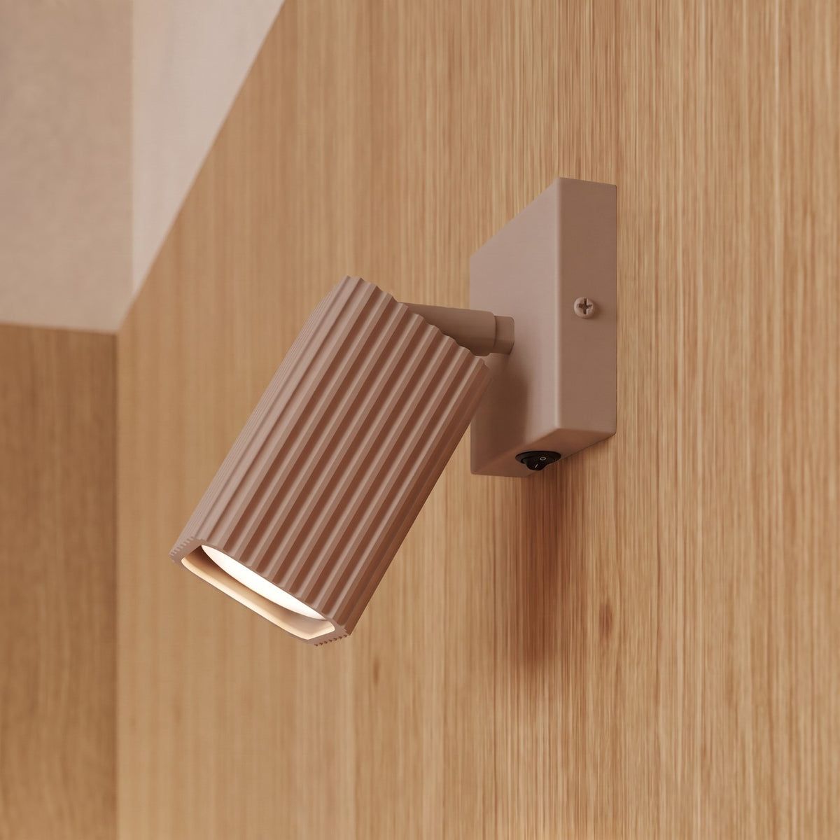 Wandleuchte "RAYO" mit Schalter