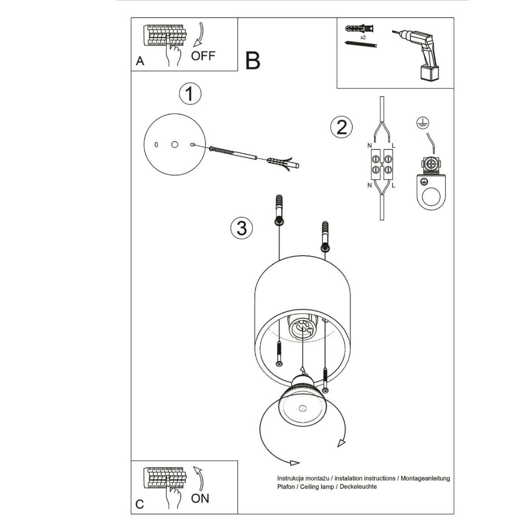 Deckenleuchte "Orbis 1" – Deckenlampen in Weiß | Dexity Lichtdesign