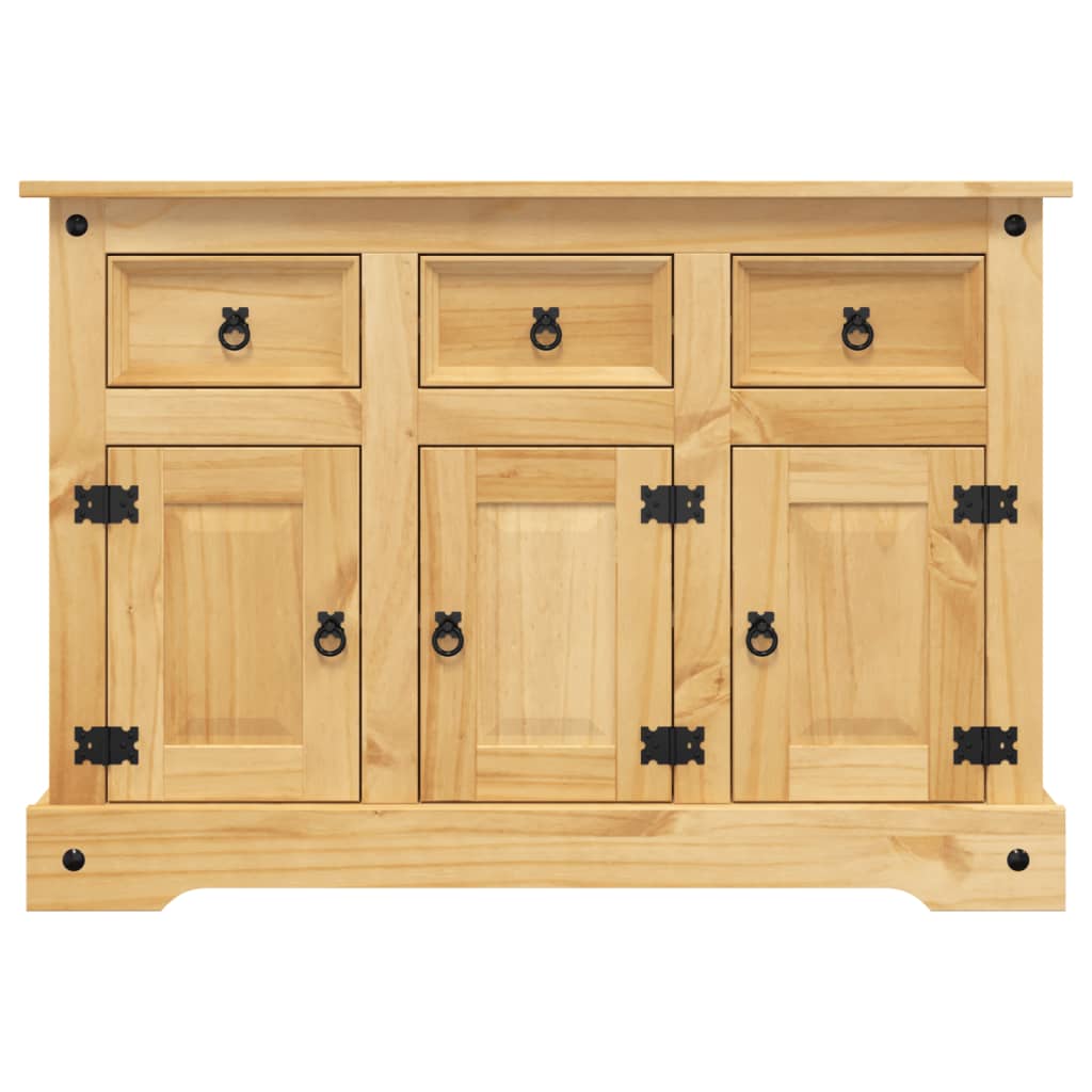 Sideboard 112x43x78 cm Massives Kiefernholz