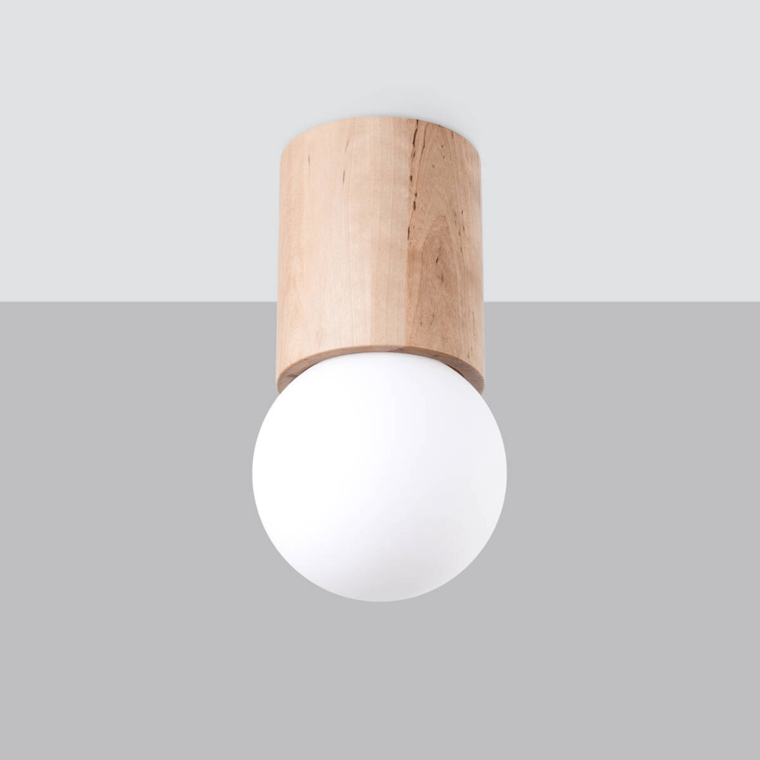 Naturholz - Deckenleuchte "Boomo 12" – Deckenlampen in Naturholz | Dexity Lichtdesign