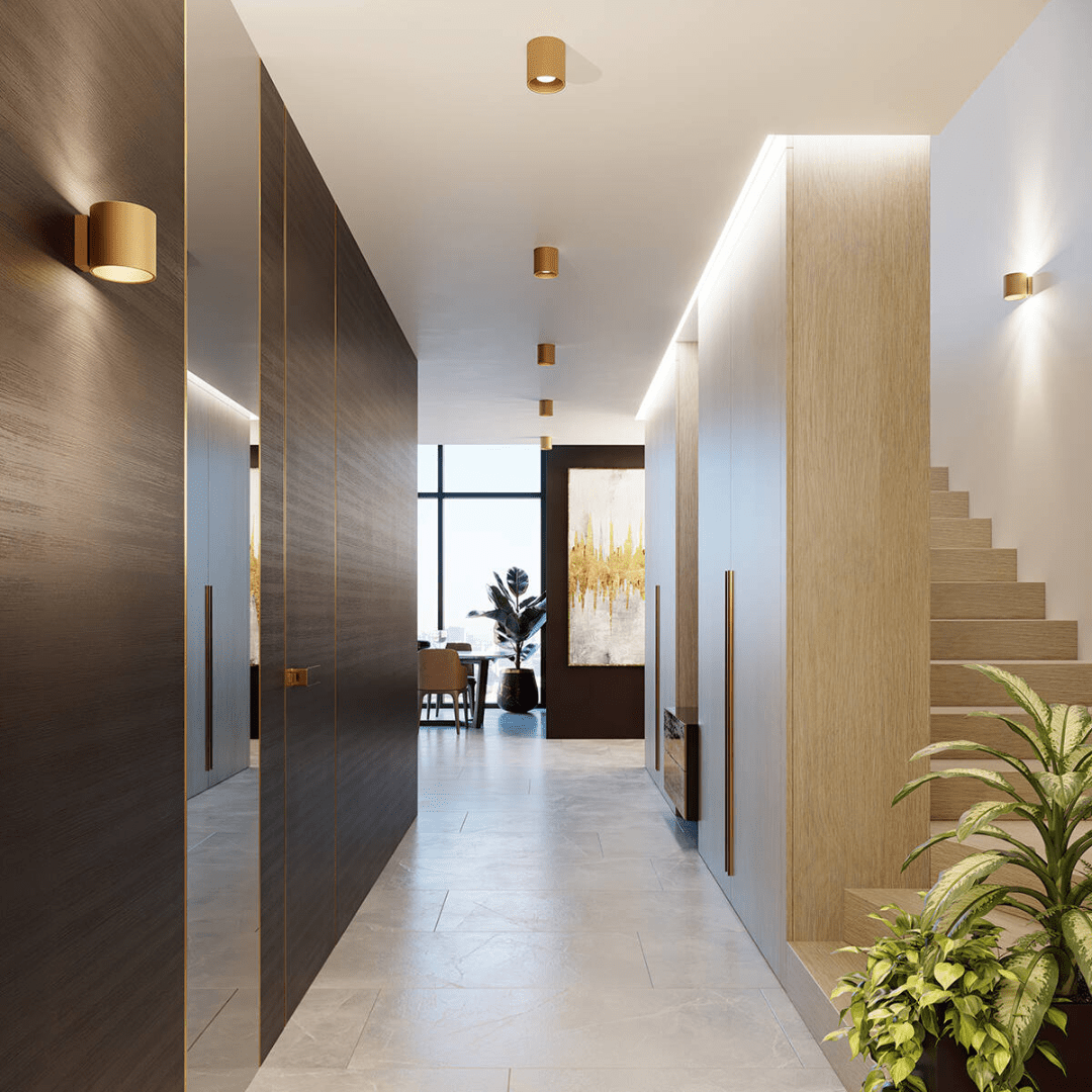 Deckenleuchte "Orbis 1" – Deckenlampen in Golden | Dexity Lichtdesign