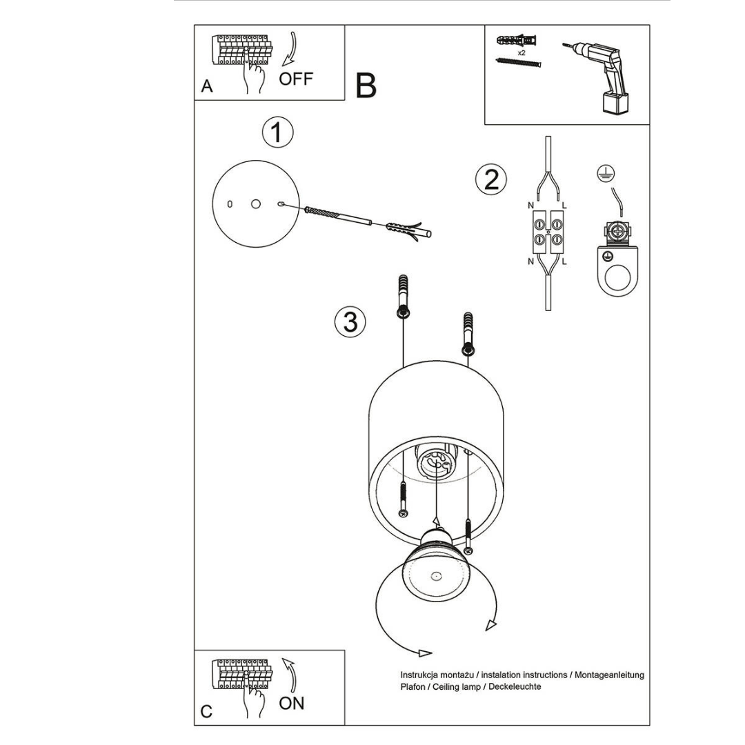 Deckenleuchte "Orbis 1" – Deckenlampen in Golden | Dexity Lichtdesign