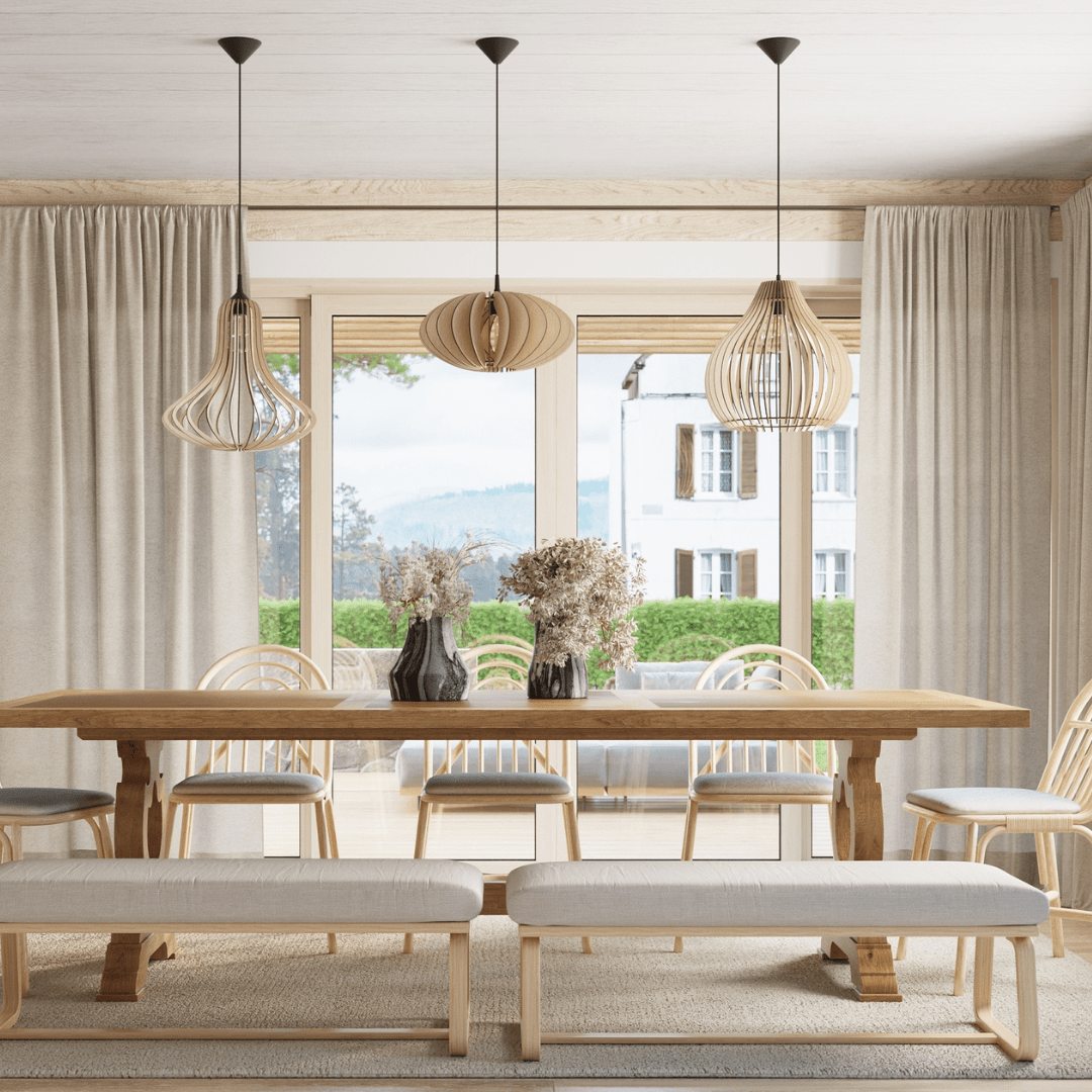 Hängeleuchte "Aprilla" – Pendelleuchten in Naturholz | Dexity Lichtdesign