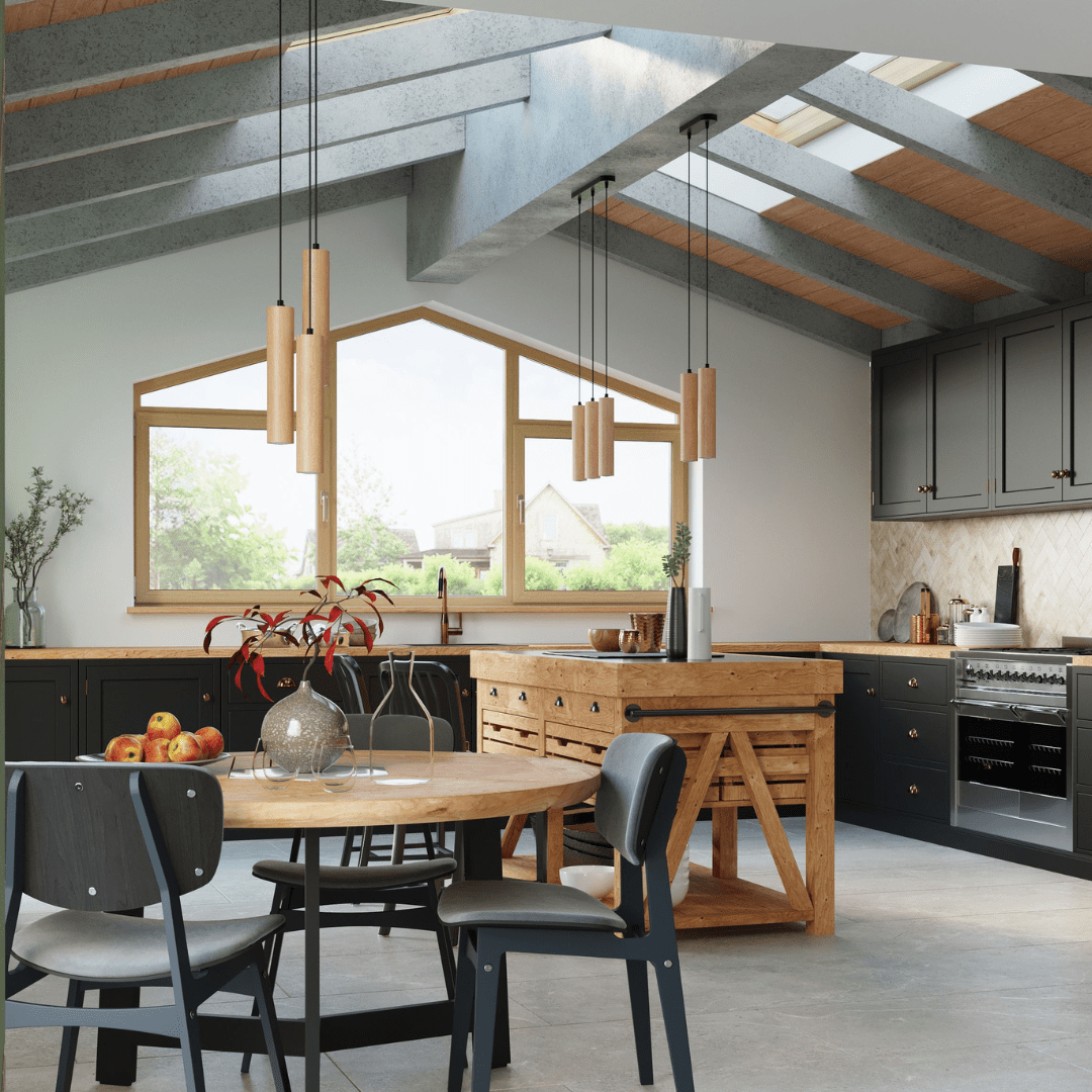 Hängeleuchte „Lino 3P“ – Pendelleuchten in Naturholz | Dexity Lichtdesign