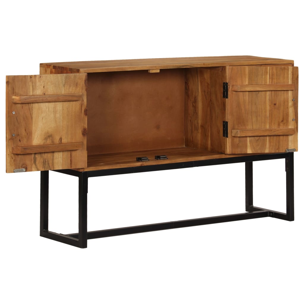 Sideboard 110x30x70 cm Massives Akazieholz