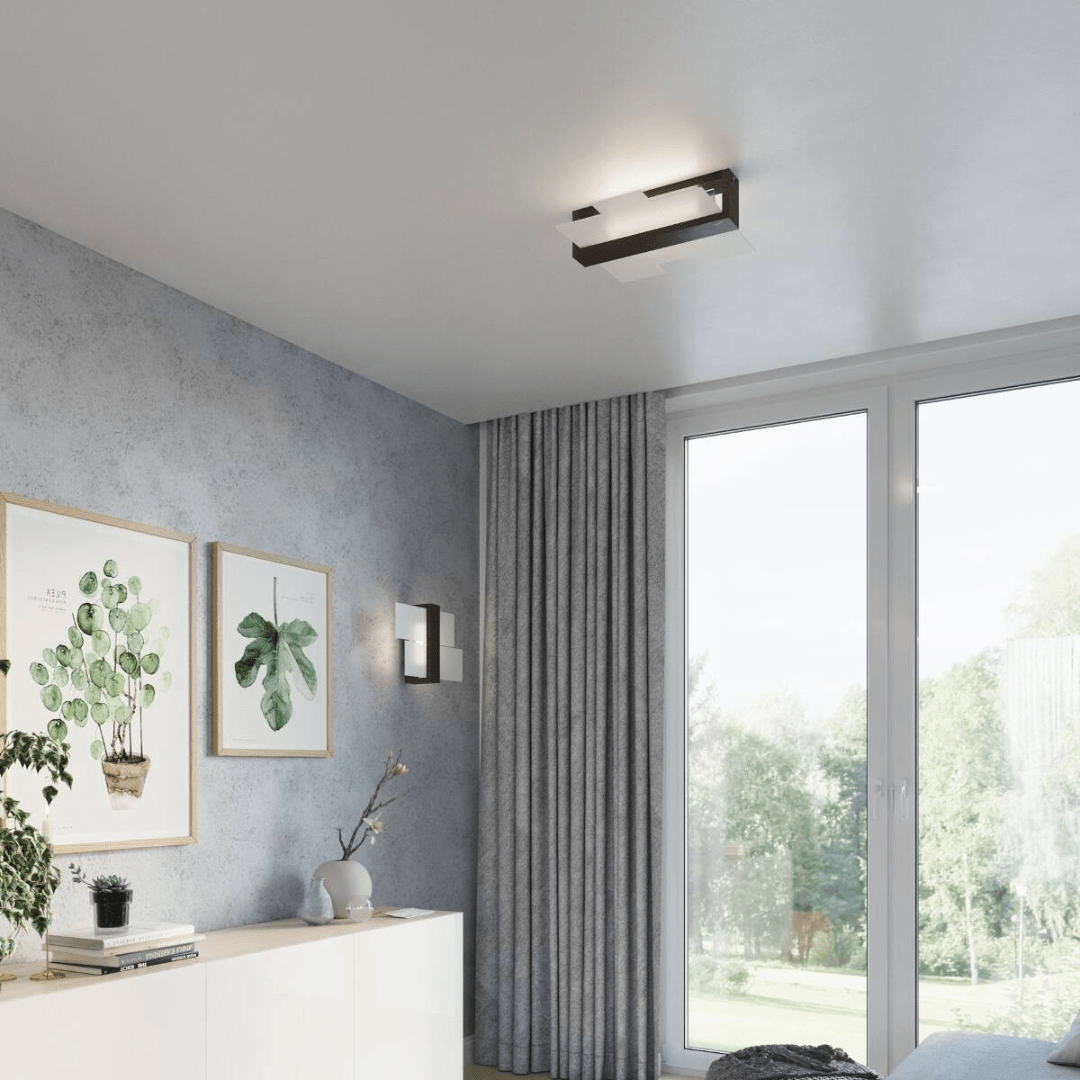 Deckenleuchte "Feniks 2" – Deckenlampen in Naturholz - Dunkel | Dexity Lichtdesign