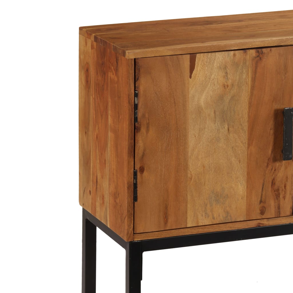 Sideboard 110x30x70 cm Massives Akazieholz
