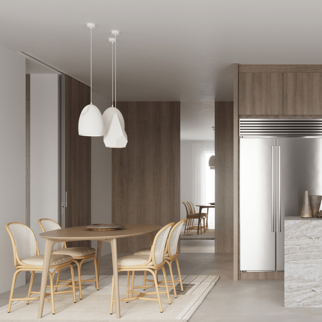 Keramik - Pendelleuchte „Flawiusz“ – Pendelleuchten in Weiß | Dexity Lichtdesign