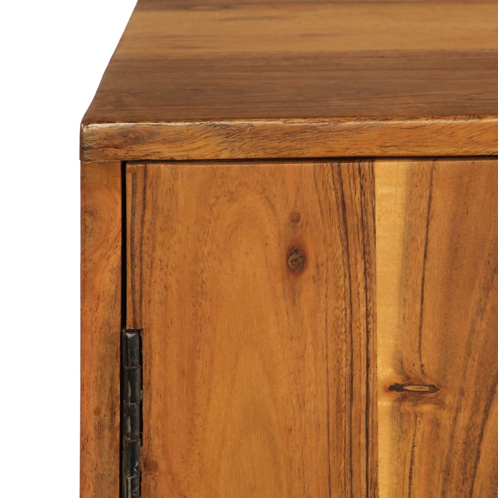 Sideboard 110x30x70 cm Massives Akazieholz