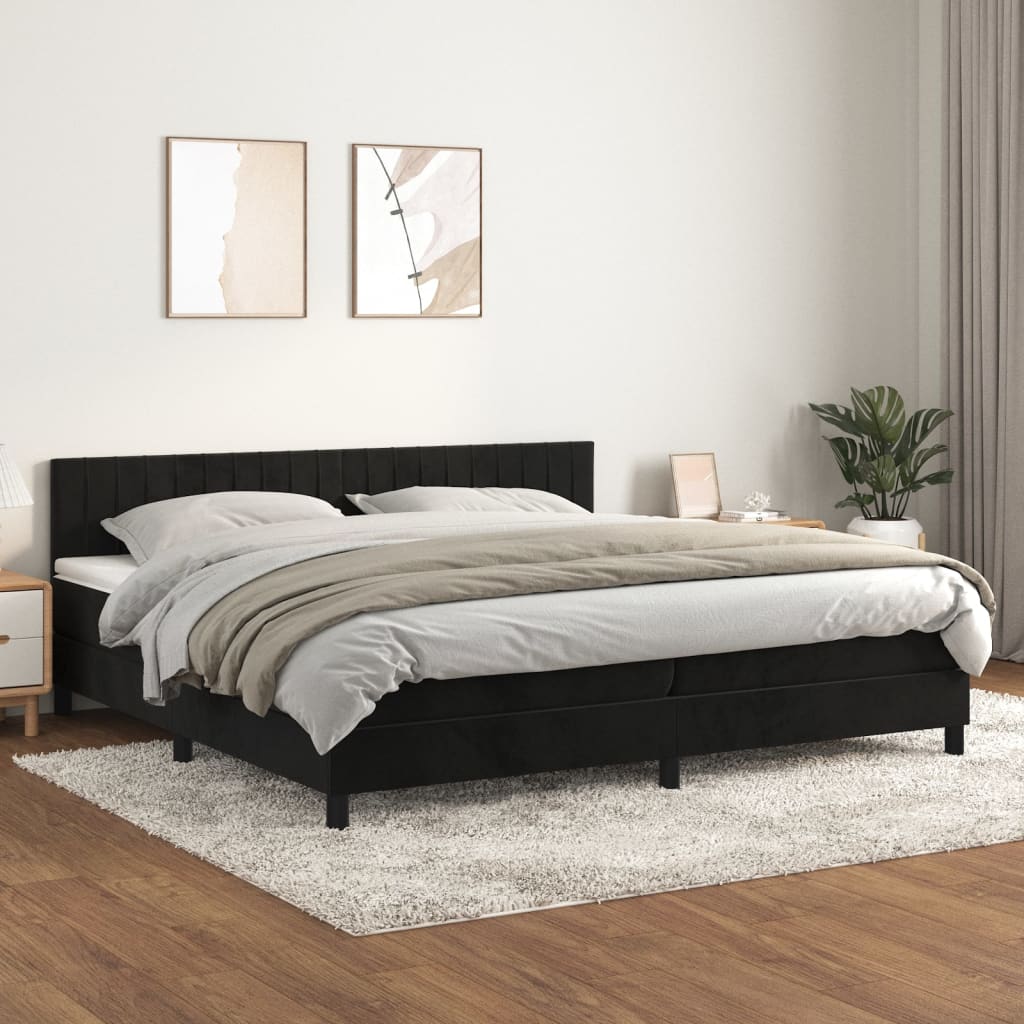 Boxspringbett ''Striped'' mit Matratze 200x200 cm