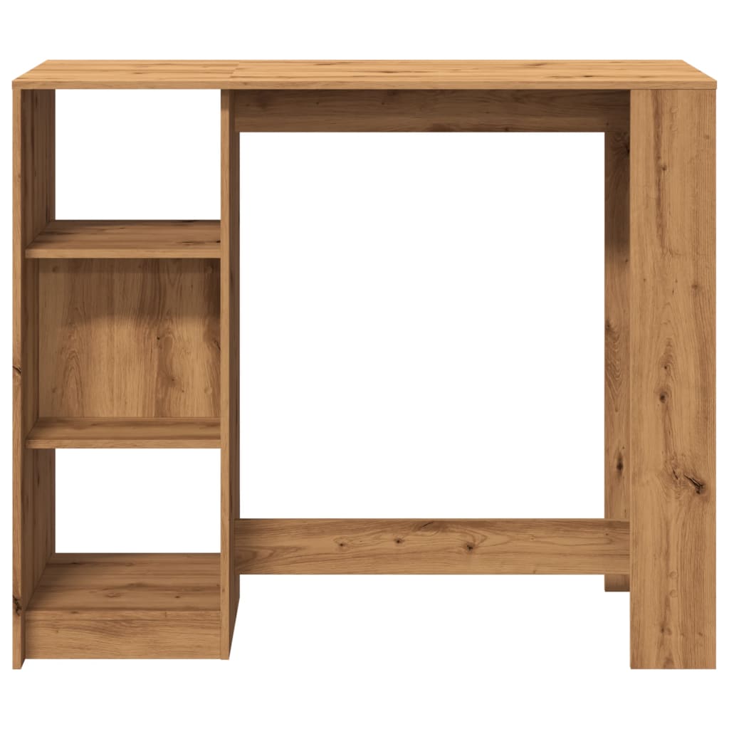 Bartisch mit Regal 124x46x103,5 cm
